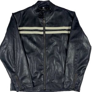 MACHINE ⭐️ Type Field Apparel faux leather jacket